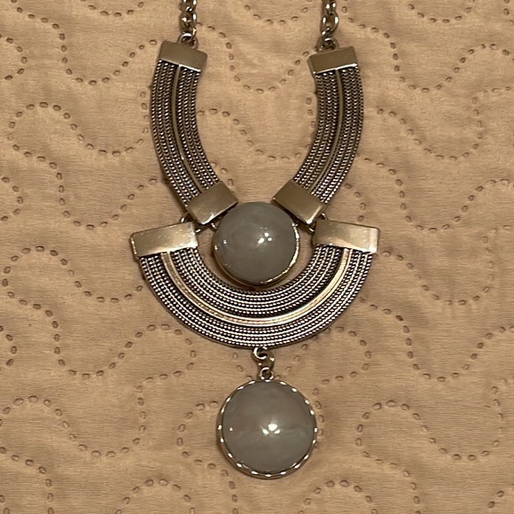 Set of Three Silver Tone Necklaces - Picture 3 of 13